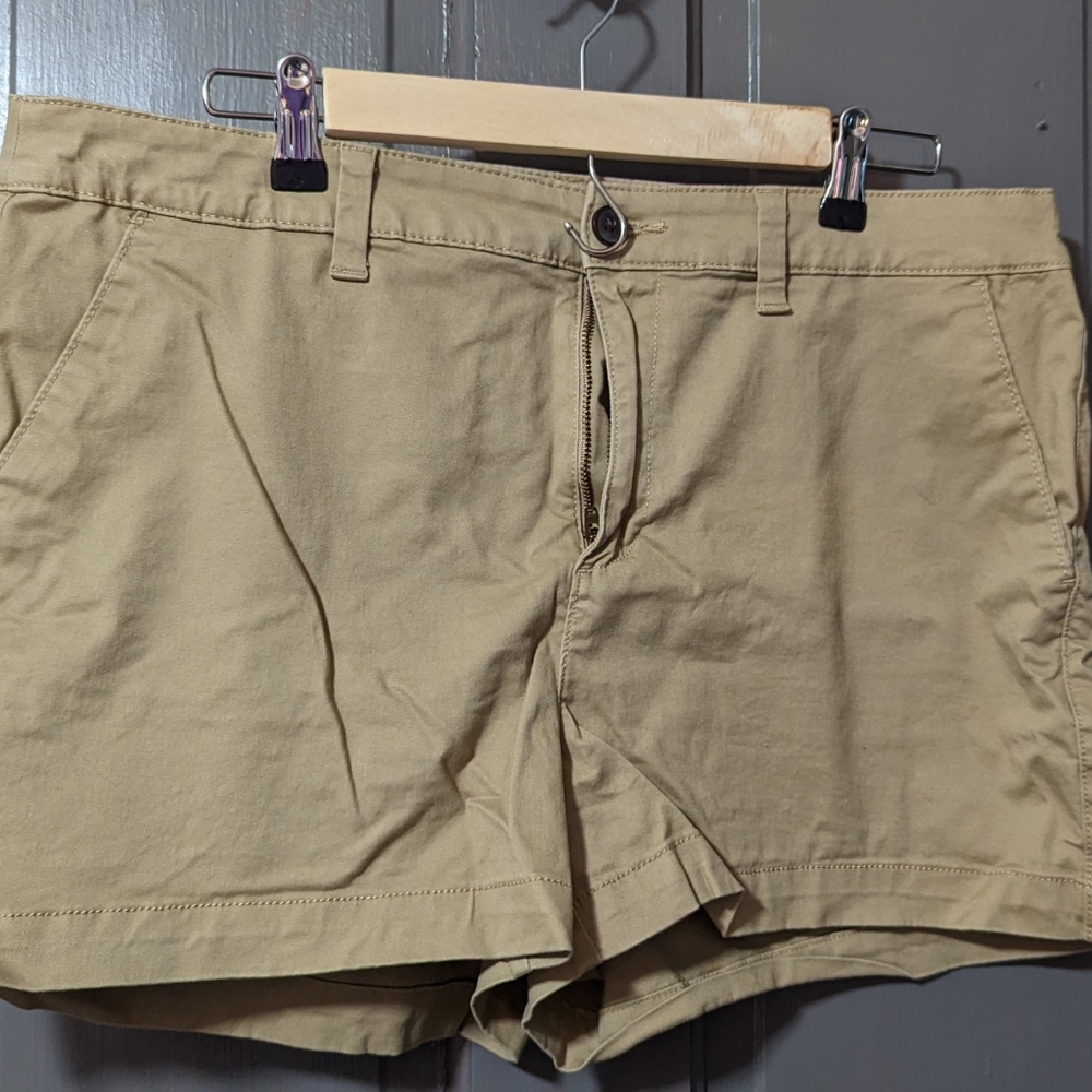 Tan dress shorts